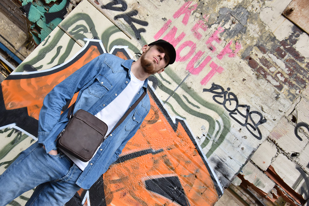 Leather Shoulder Bag (SPY7152)