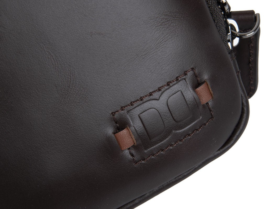 Leather satchel WELL3190