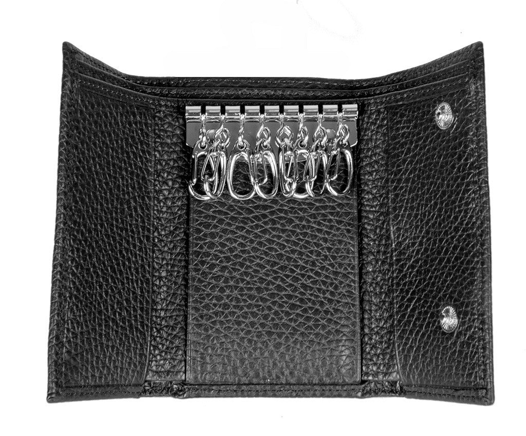 Leather keychain MEX002