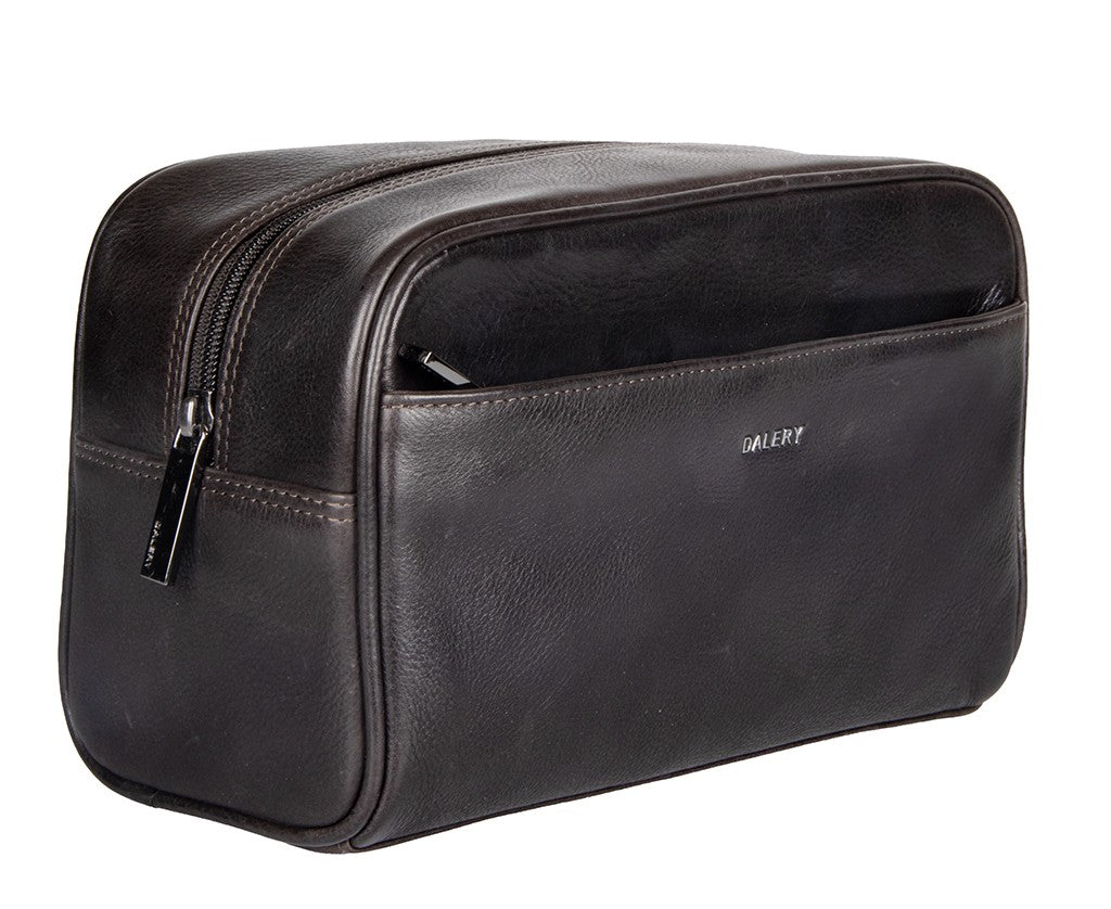 KAZI Leather Wash Bag