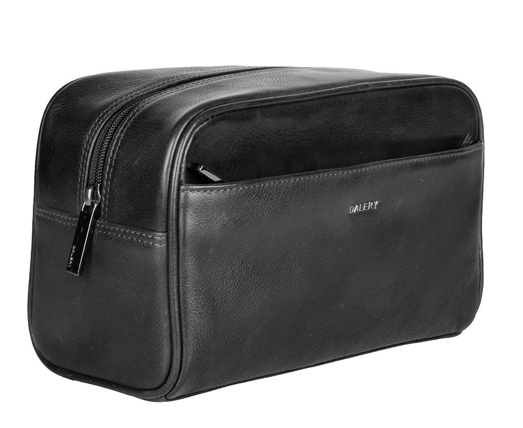KAZI Leather Wash Bag